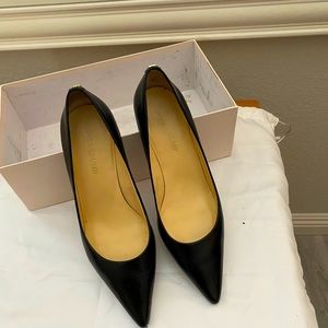 Ivanka Trump Black Leather Pumps